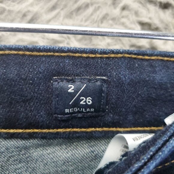 Lucky Brand Jeans Womens 2/26 Dark Blue Sweet Straight Mid Rise Denim - Picture 3 of 15